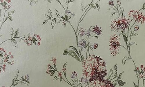 Azores Home Dollhouse Floral Cotton Flannel Sheet Set In Brown