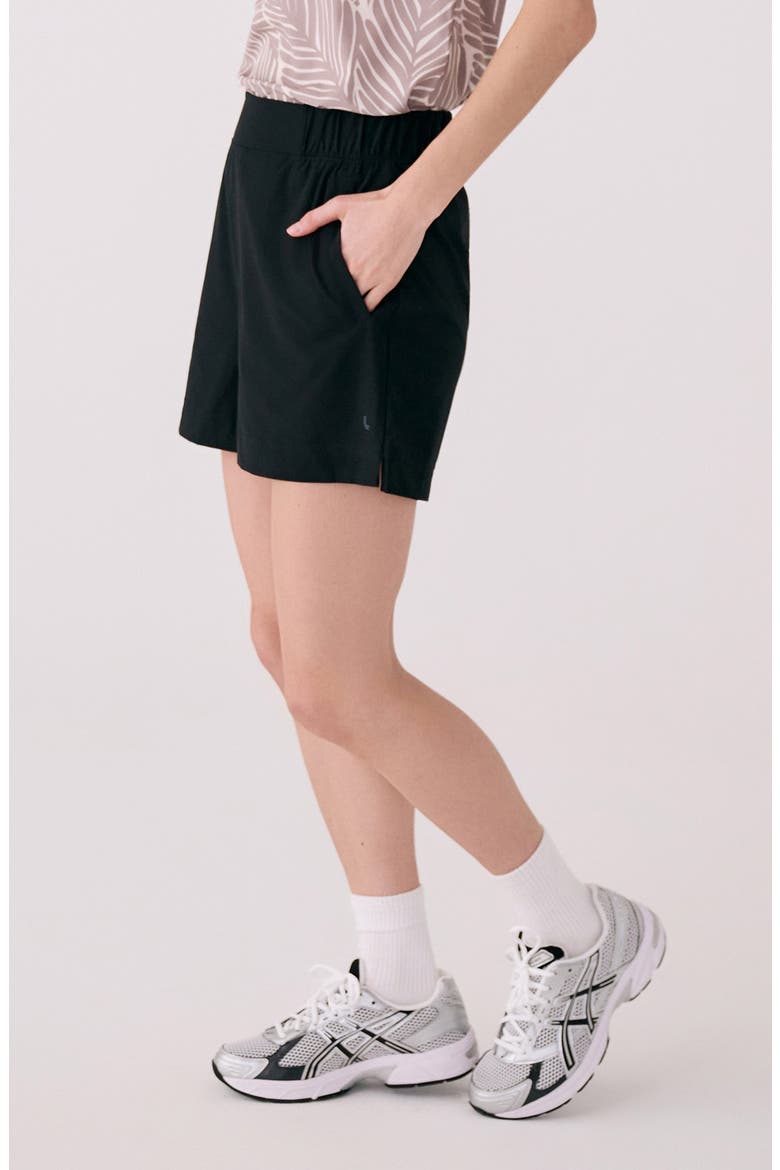 Olivie Shorts, Alternate, color, BLACK