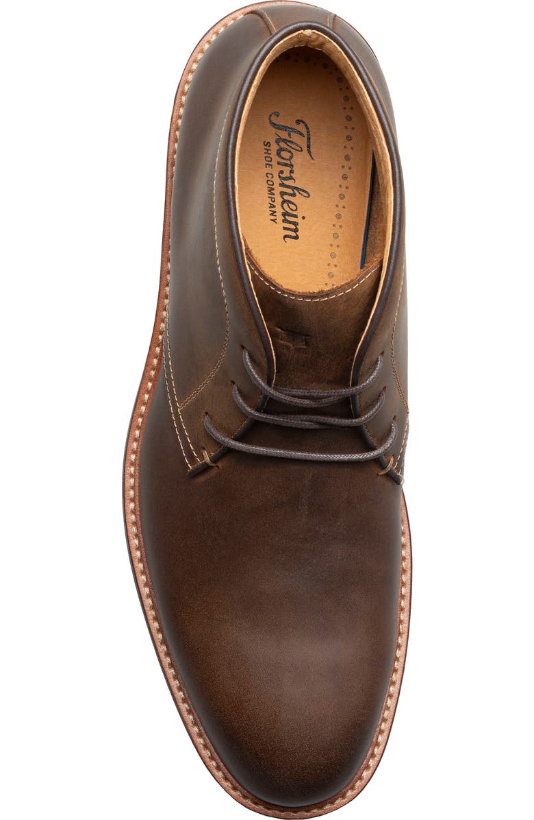 Florsheim Azzano Plain Toe Chukka Boot, Alternate, color, Brown