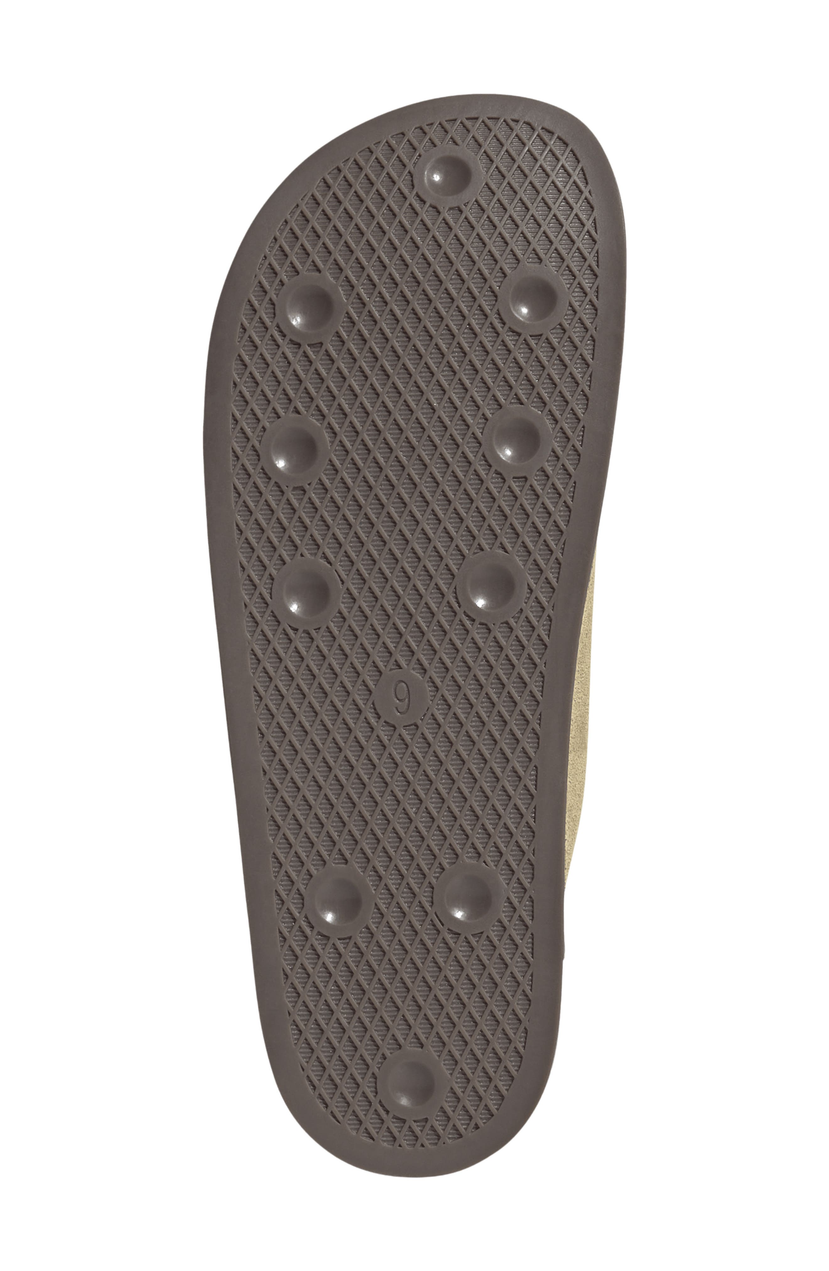 Gender Inclusive Adimule Slide, Alternate, color, GOLDEN BEIGE/ BEIGE/ GUM