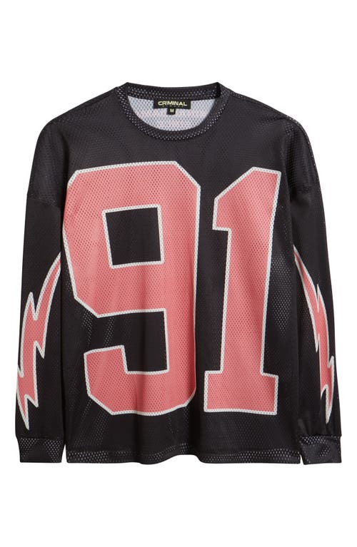 Criminal Damage 91 Mesh Long Sleeve T-shirt