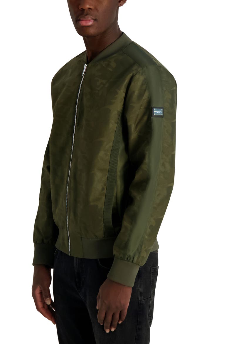 Camo Bomber Jacket, Alternate, color, OLIVE