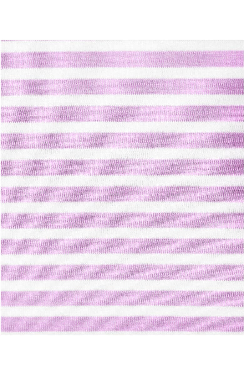 Lands' End Power Performance Long Sleeve Scoopneck Tee, Alternate, color, Wild Lilac/White Mini Stripe