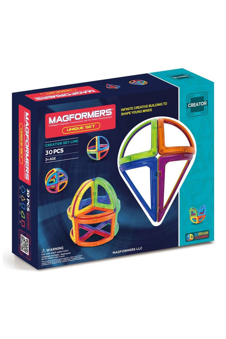 'Creator - Unique' Magnetic 3D Construction Set, Main, color, RAINBOW