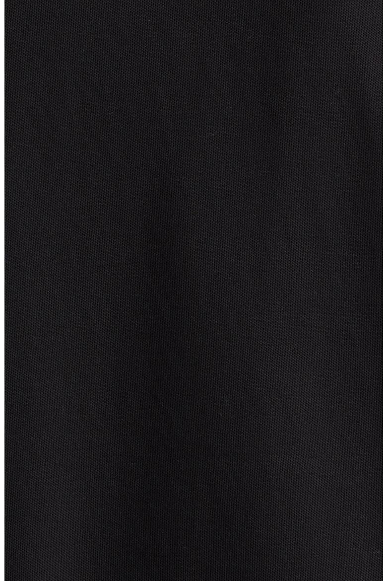 Logo Patch Cotton Piqué Knit Polo, Alternate, color, BLACK