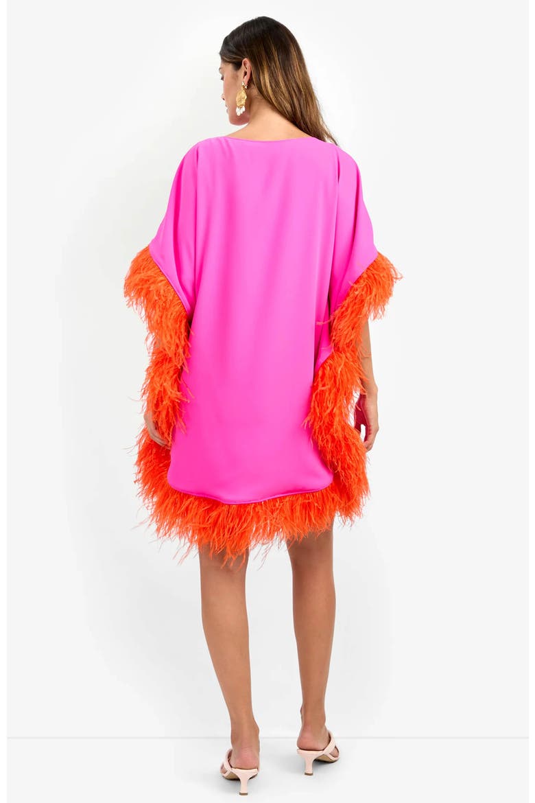 Mini Neena Caftan Dress, Alternate, color, Luminosa Rosa