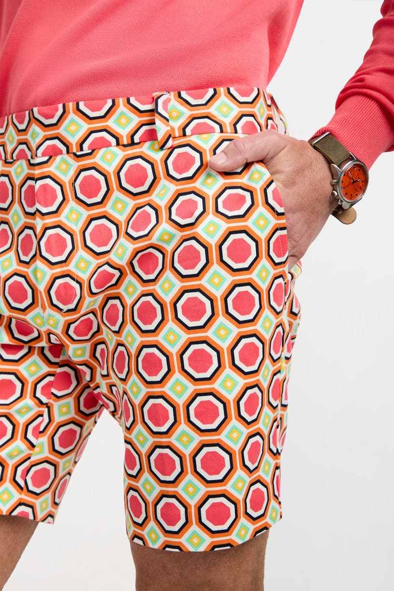 Lawrence Printed Herringbone Short, Alternate, color, Salerno