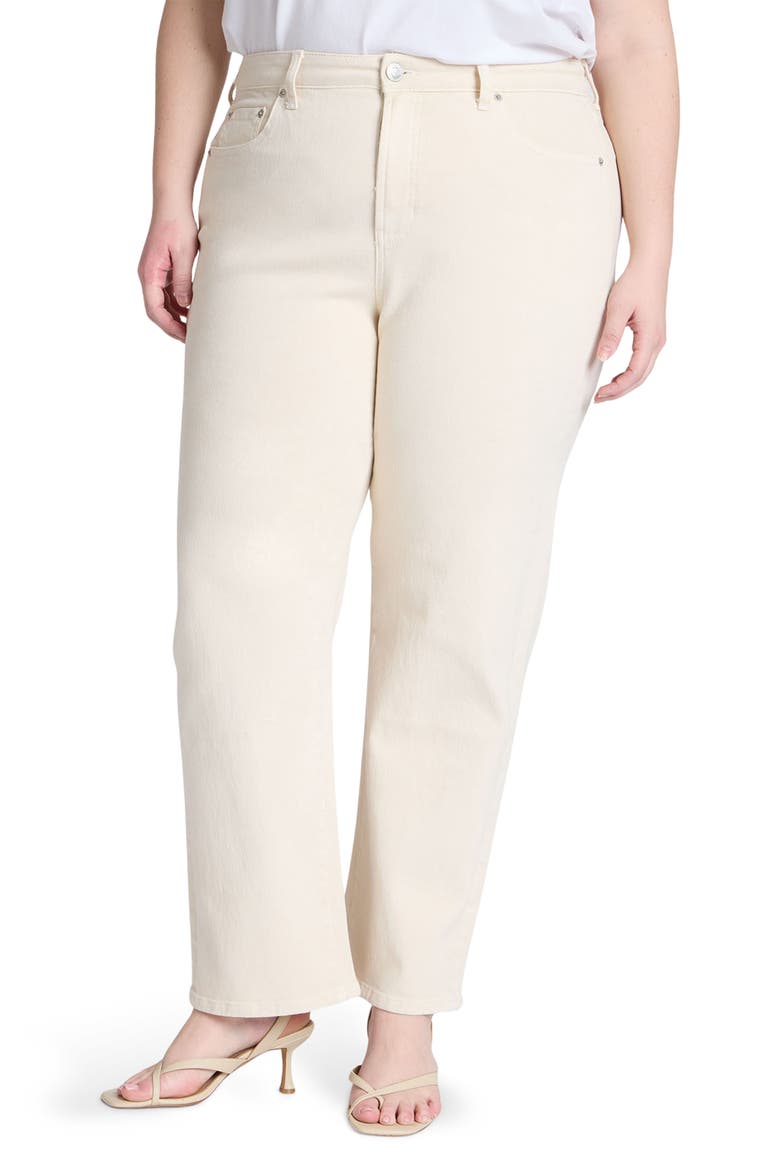 The Naomi Comfort Stretch Straight Jean, Main, color, ECRU