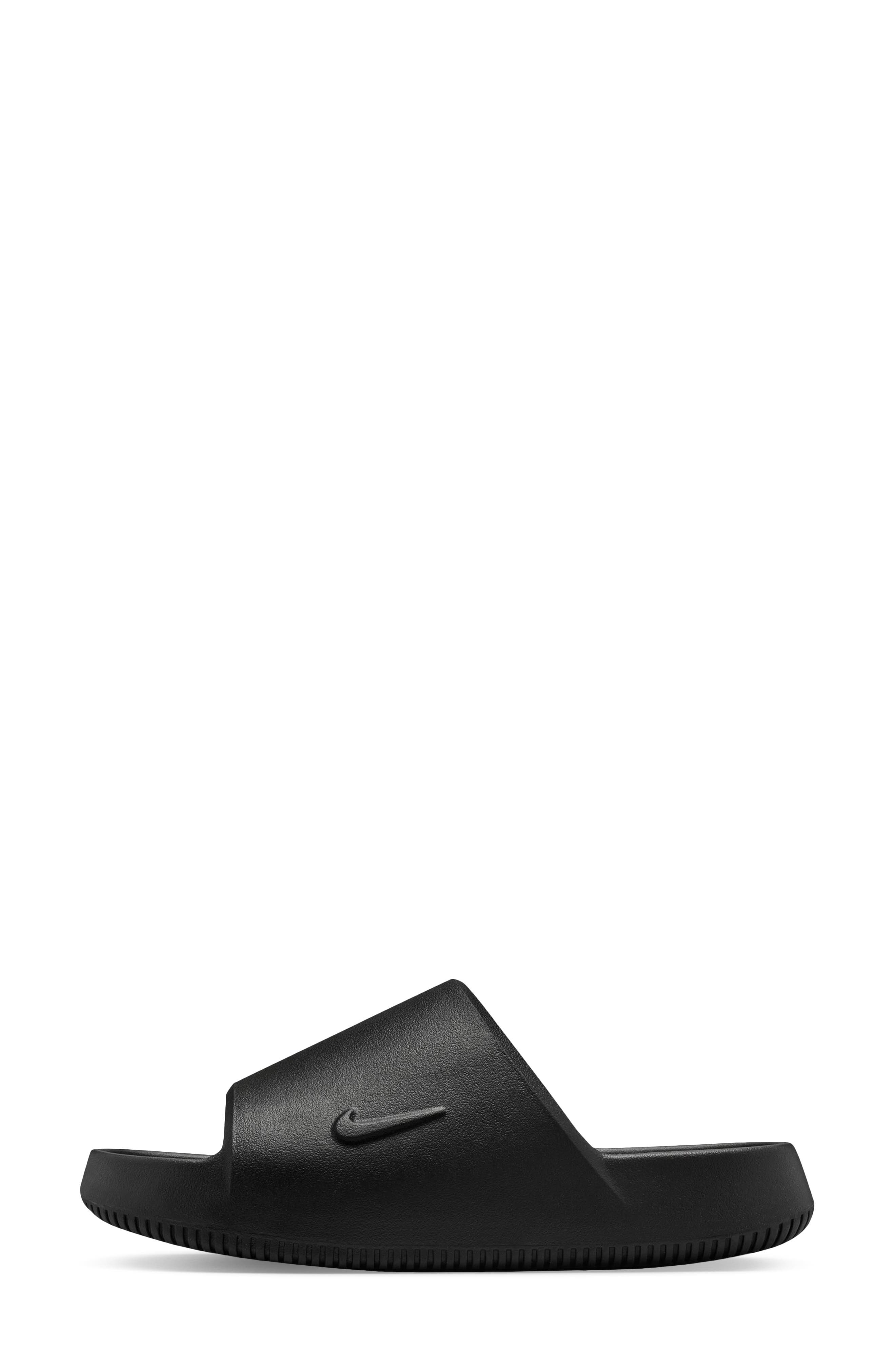 Nike Calm 2.0 Slide, Alternate, color, Black/ Black-Black