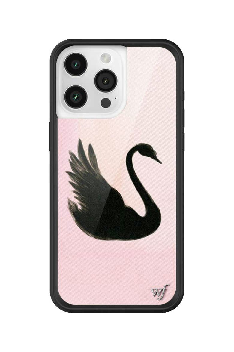 Black Swan iPhone Case, Alternate, color, Black