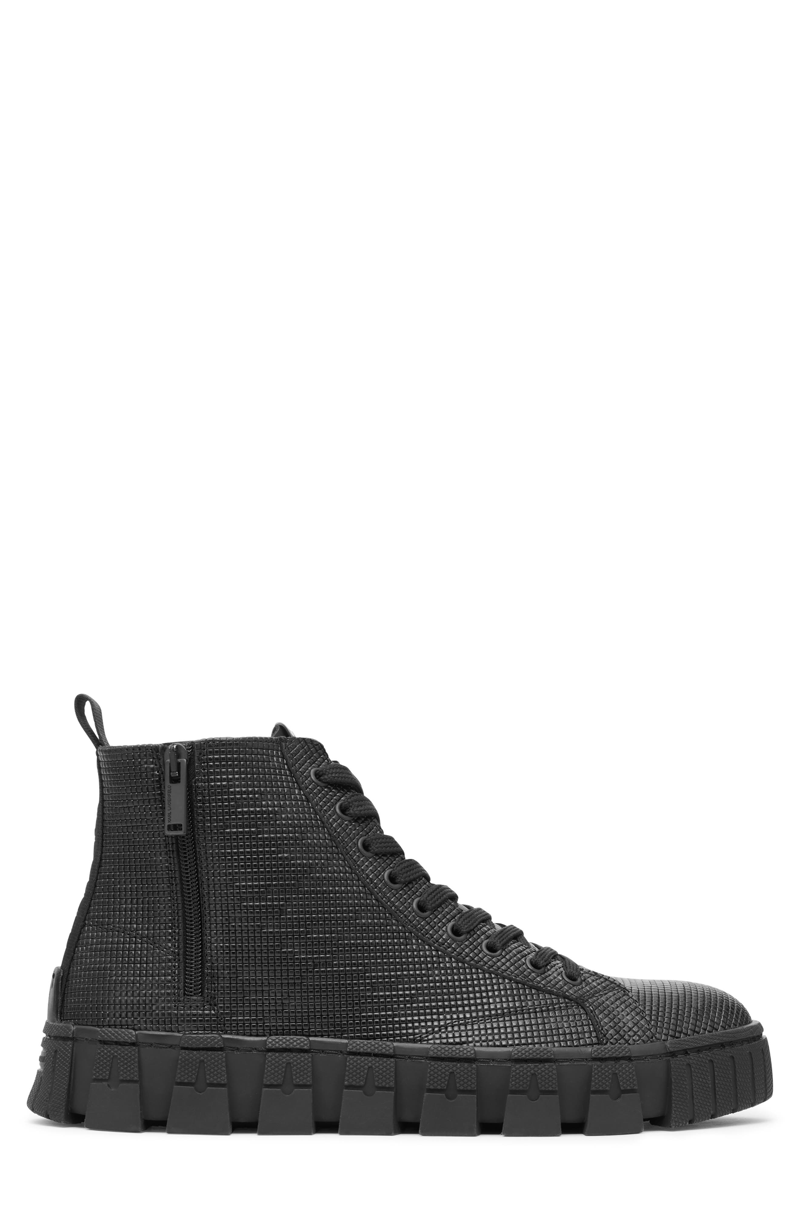 KARL LAGERFELD PARIS Zip Sneaker, Alternate, color, 