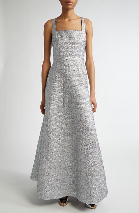 ■Emilia Wickstead ジョディブクレ ツイードドレス Jody Dress In Ivory & Black Boucle Tweed | Emilia Wickstead