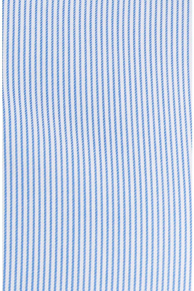 Luxury Modern Fit Micro Stripe Non-Iron Dress Shirt, Alternate, color, BLUE