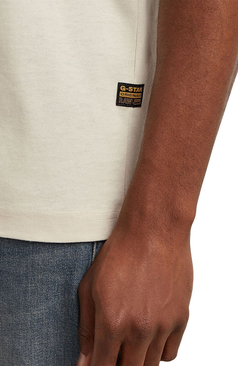 G-STAR Sprayed 89 Boxy Organic Cotton Graphic T-Shirt, Alternate, color, Whitebait