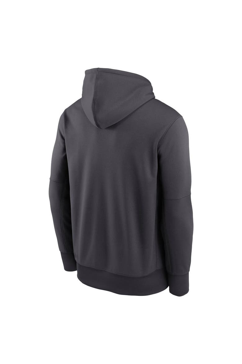 Men's Nike Anthracite Los Angeles Dodgers Therma-FIT Hoodie, Alternate, color, Anthracite