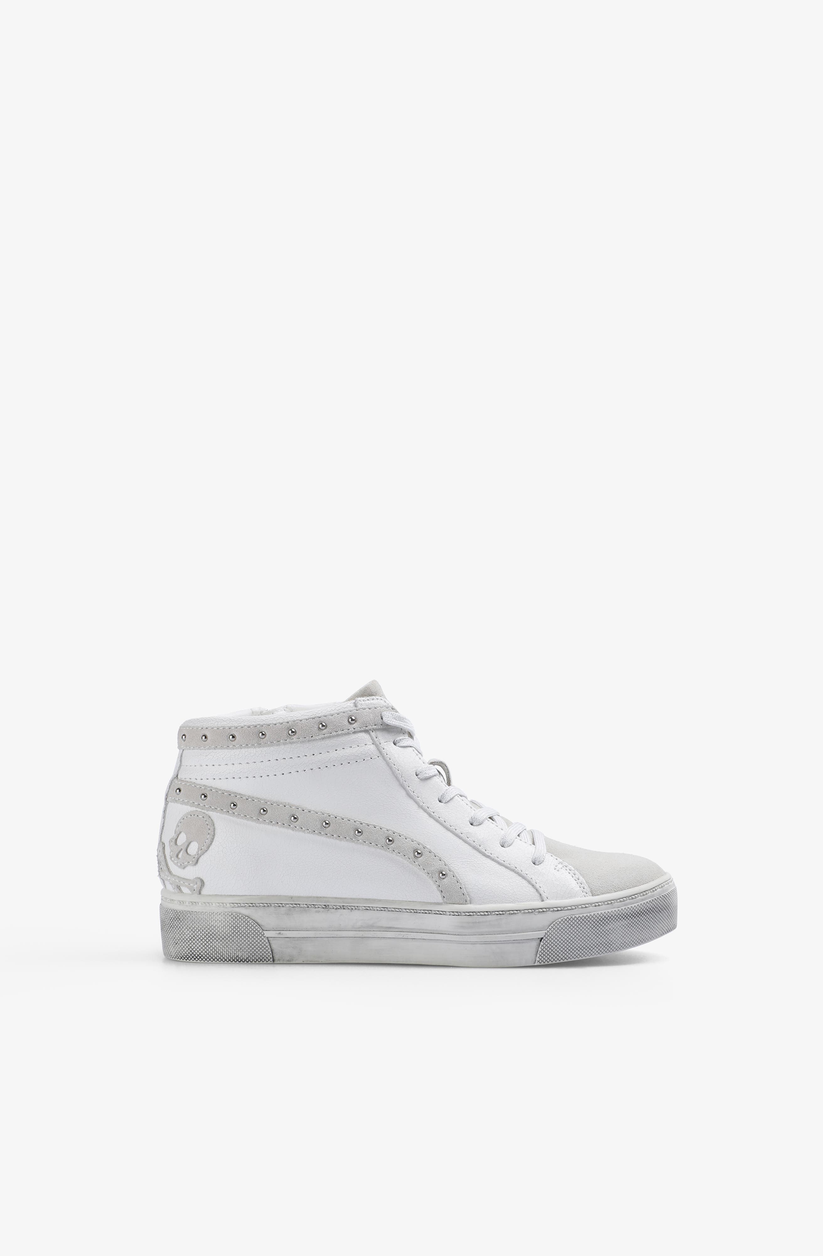 Scalpers Studs High Sneakers W, Main, color, Offwhite