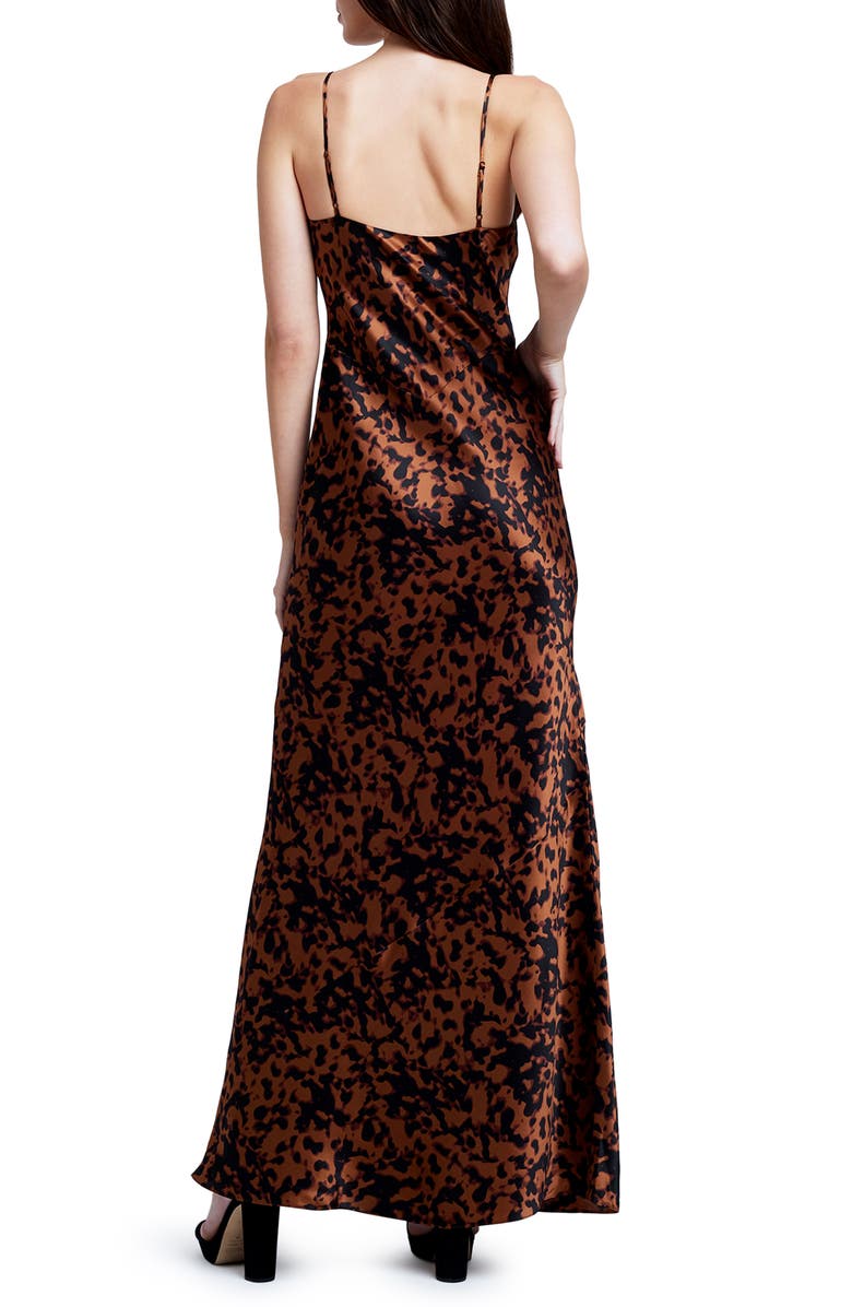 L'AGENCE Serita Silk Maxi Dress, Alternate, color, 