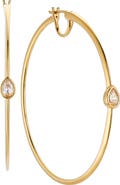 Nadri Zoe Large Hoop Earrings