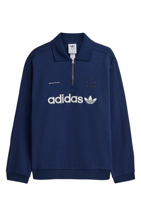Long Sleeve Quarter Zip Polo