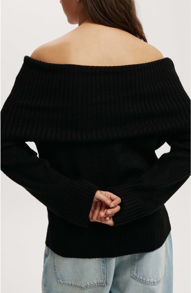 Cotton On Women's Luxe Off Shoulder Pullover, Alternate, color, 