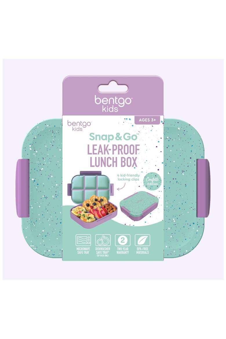 Kids' Snap & Go Lunch Box, Alternate, color, VIVID ORCHID SPECKLE