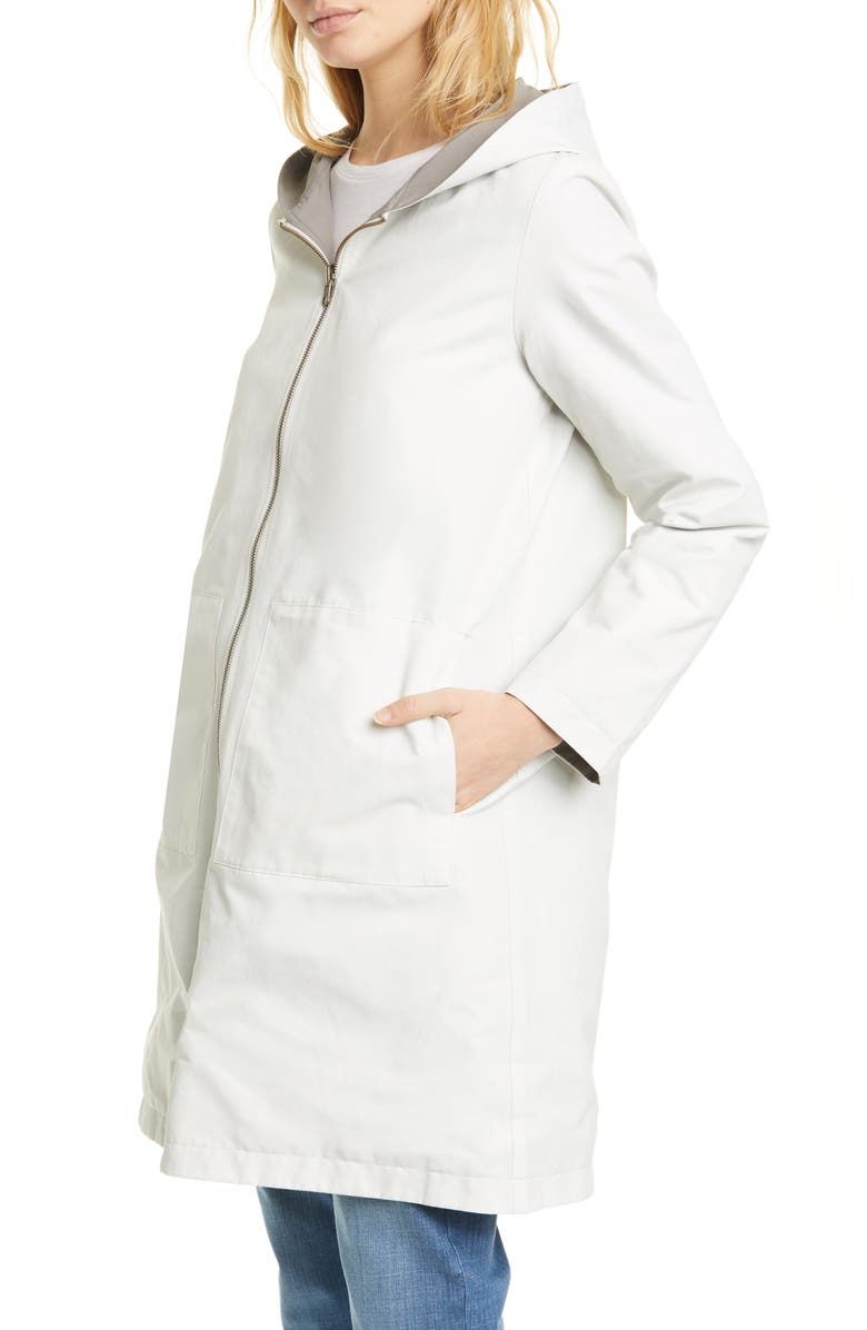 Eileen Fisher Reversible Hooded Jacket, Alternate, color, 