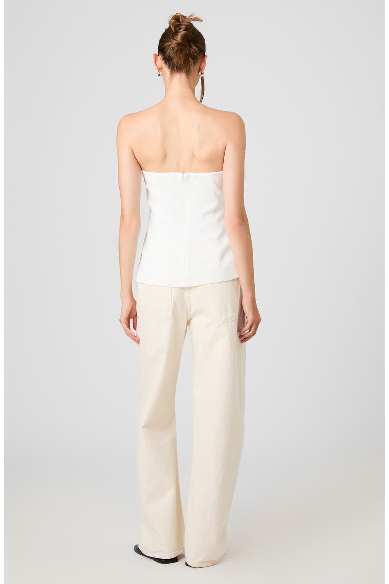 Harry Strapless Top, Alternate, color, SUMMER WHITE