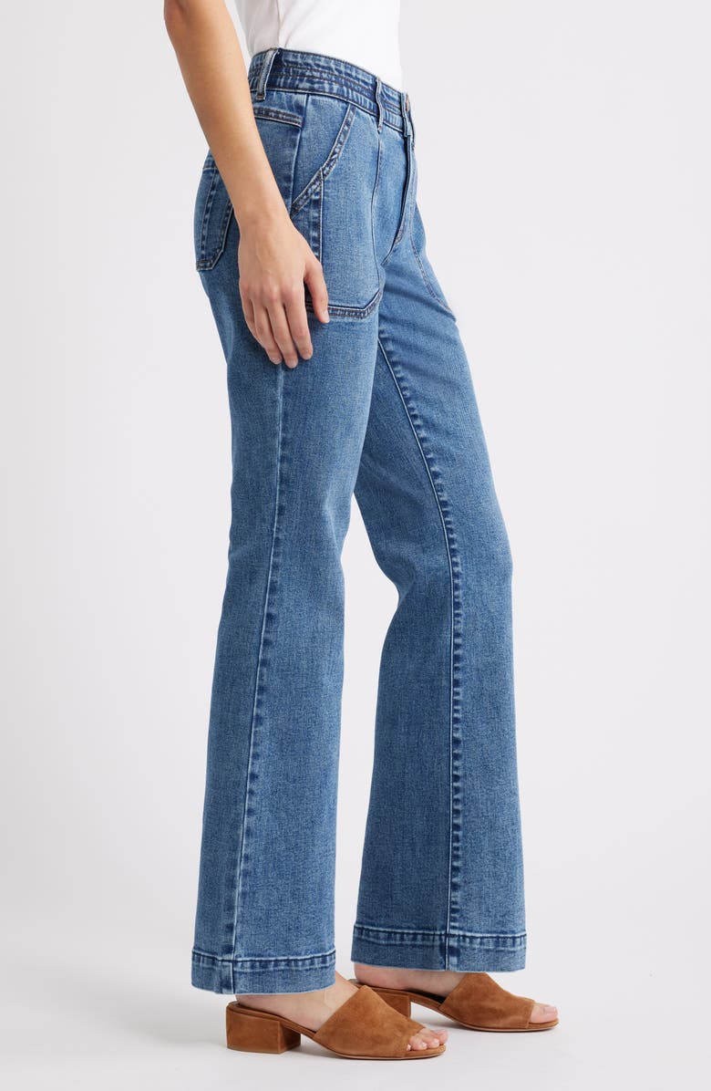 Wit & Wisdom Madison 'Ab'Solution High Waist Bootcut Jeans, Alternate, color, Mid Blue