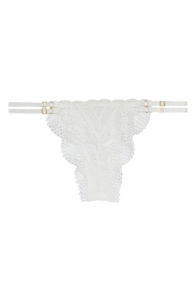 Palindrome Dreamlover Lace Bikini, Alternate, color, Bright White
