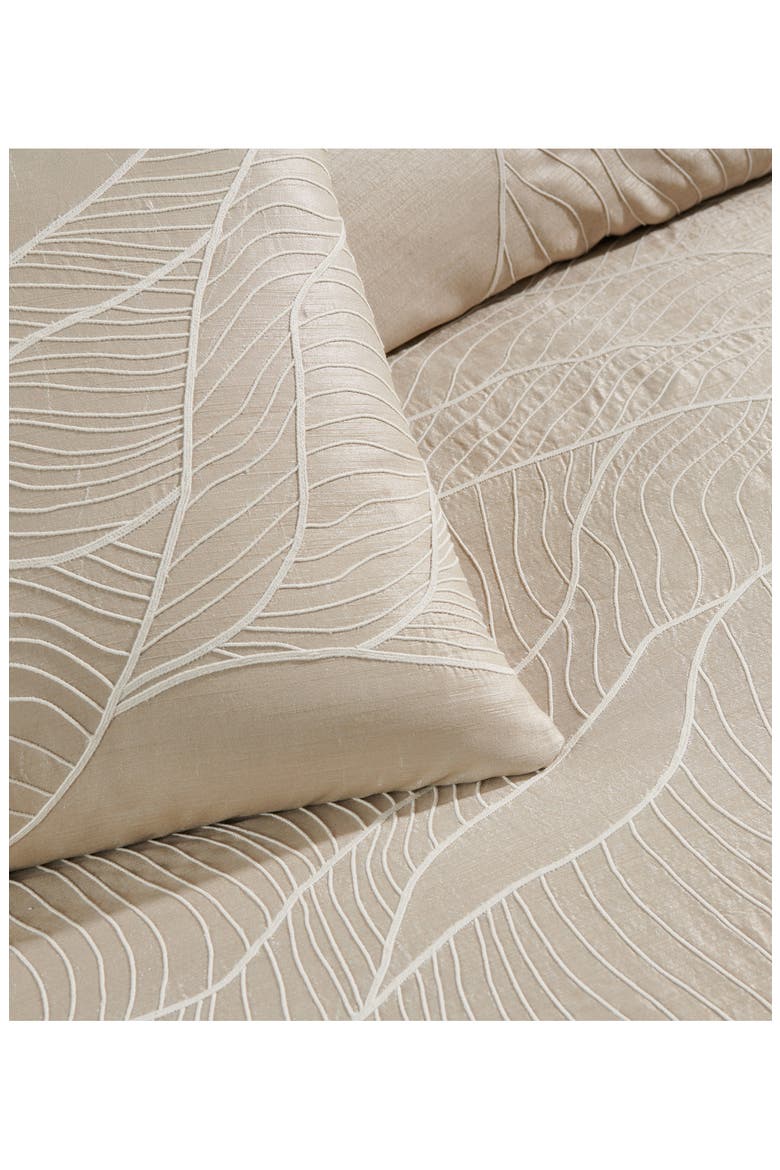 Dune Embroidered Duvet Cover, Alternate, color, TAUPE