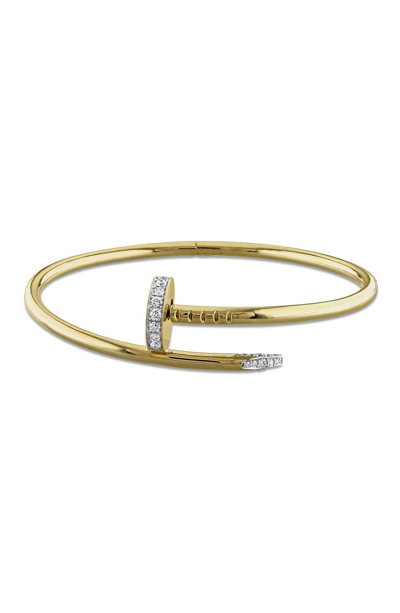Julianna B. Diamond Bangle 18K Yellow Gold, Main, color, 18K Yellow Gold