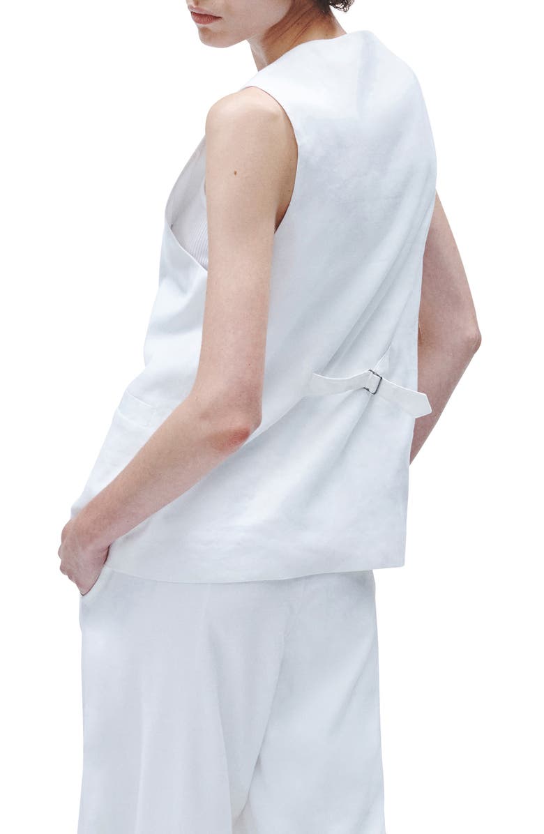rag & bone Linen Blend Vest, Alternate, color,