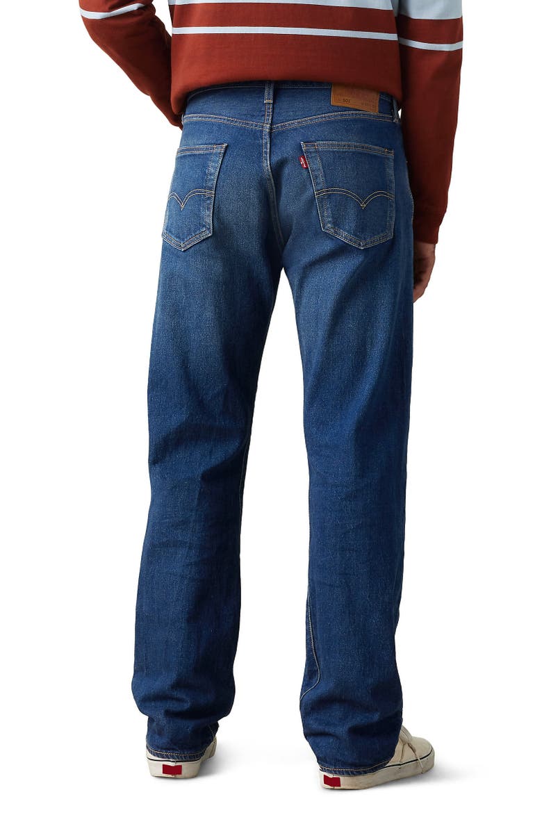 Levi's<sup>®</sup> 501<sup>®</sup> Original Straight Leg Jeans, Alternate, color, Its Time To Go Stretch
