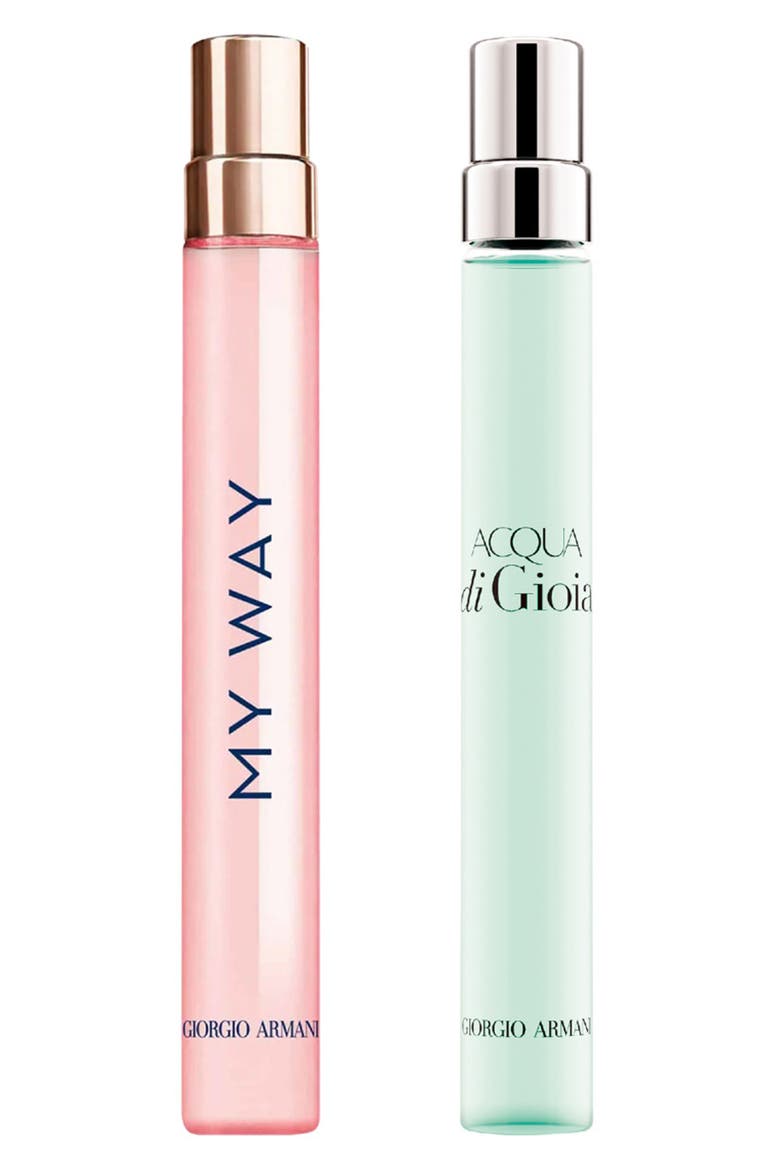 My Way & Acqua di Gioia Eau de Parfum Travel Sprays Set, Alternate, color, NO COLOR