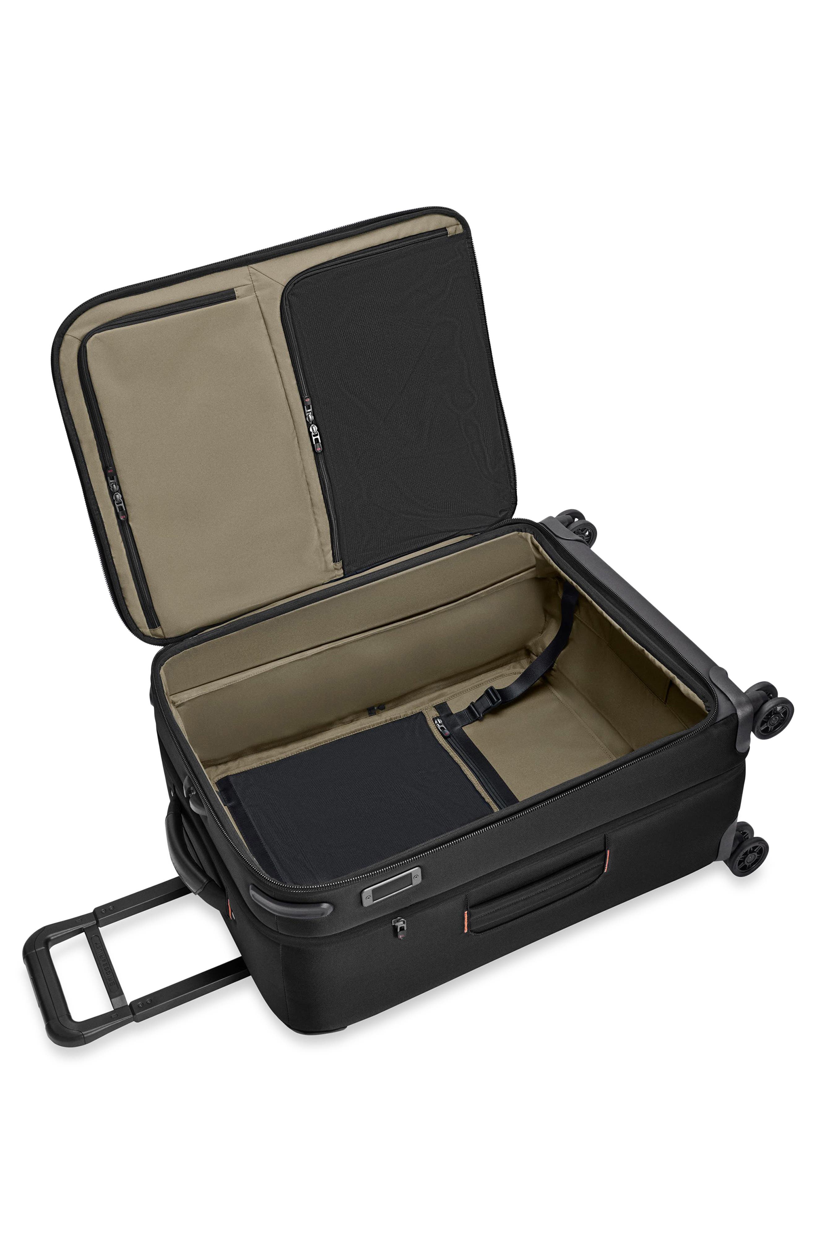 Briggs & Riley Medium ZDX 26-Inch Expandable Spinner Packing Case, Alternate, color, Black