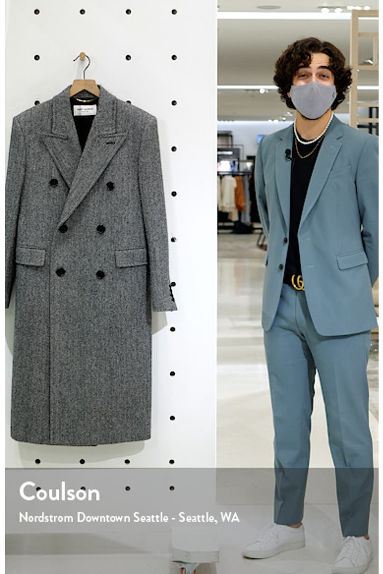 Notch Collar Wool Coat video