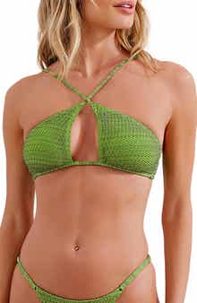 Nicole Mesh Overlay Bikini Top