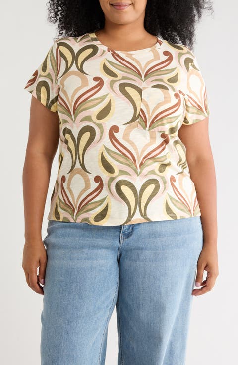 Cotton Blend Pocket T-Shirt