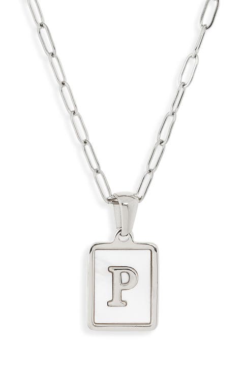 Ocean Drive Initial Pendant Necklace
