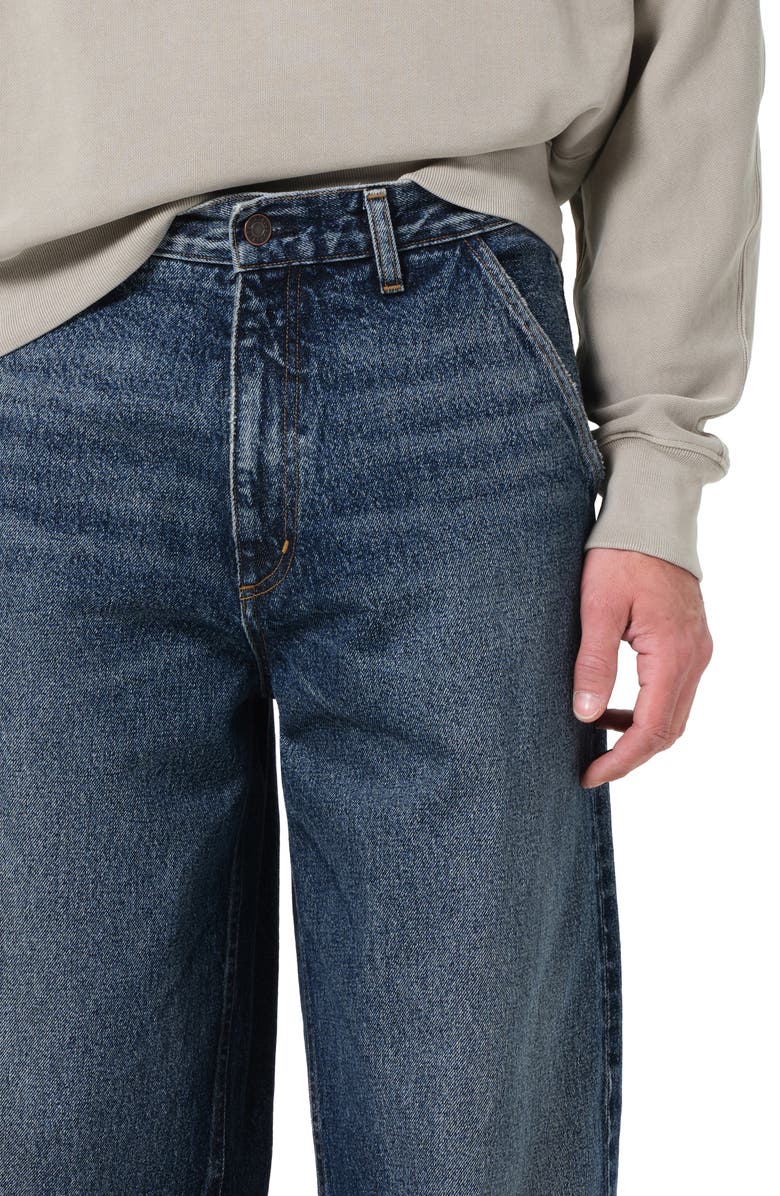 AGOLDE Benton Wide Leg Jeans, Alternate, color, Arcadia Dark Indigo