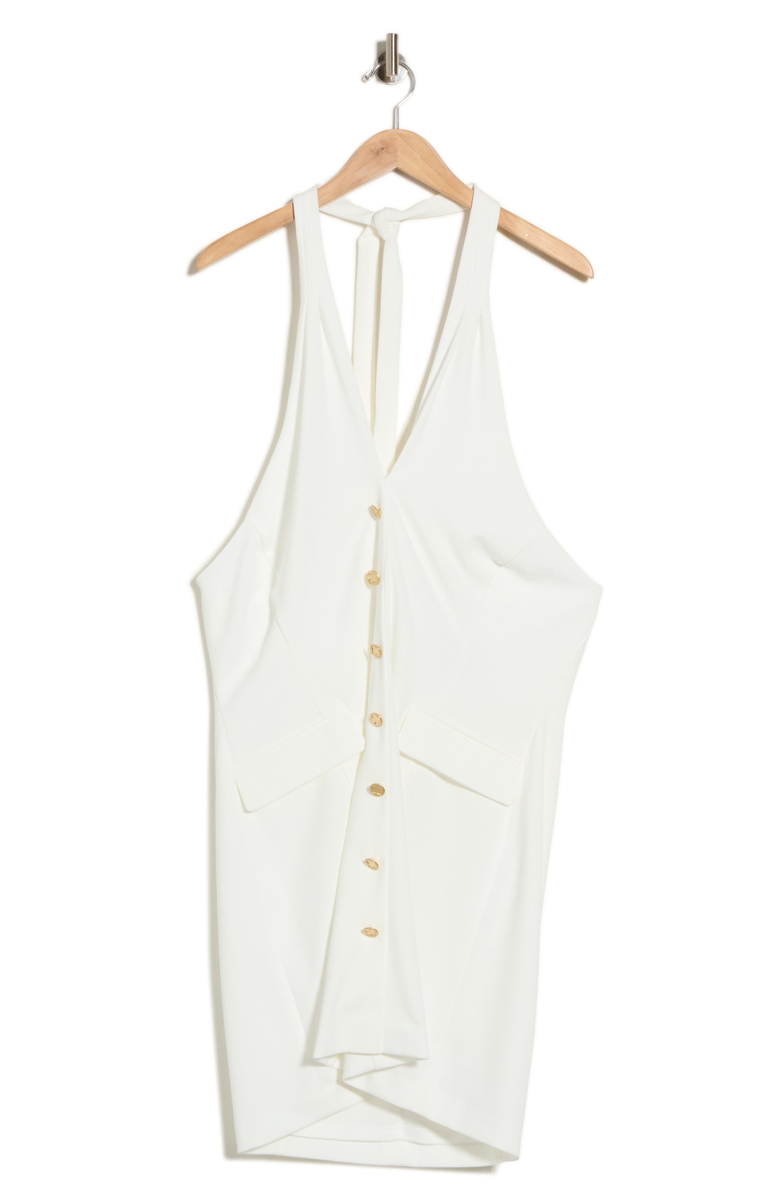 Plyr Halter Neck Minidress