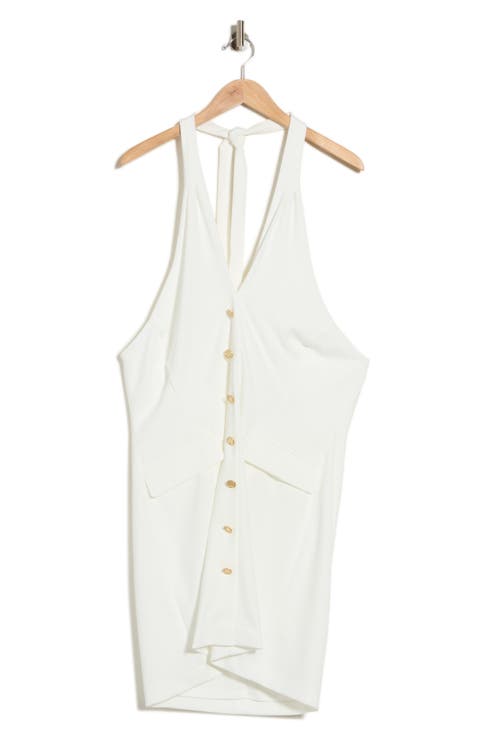 Plyr Halter Neck Minidress