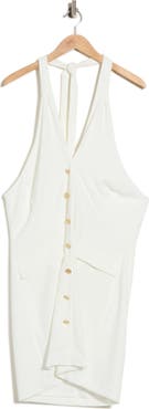 BCBG Plyr Halter Neck Minidress