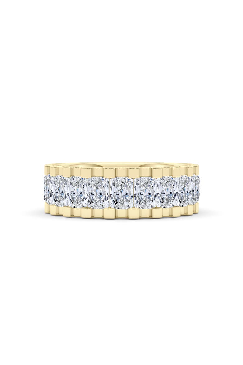 Radiant Cut Lab Grown Diamond Channel Ring, Main, color, 18K YELLOW GOLD