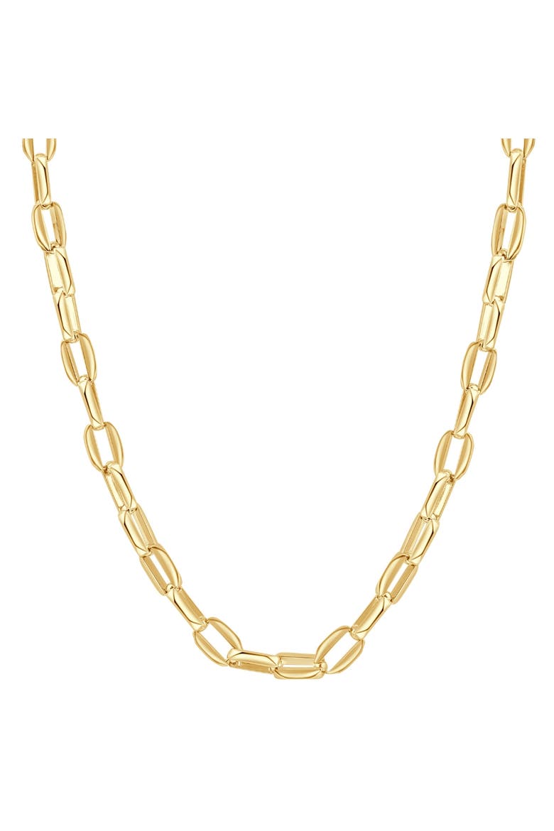 14k Gold Women's 24" Chain Necklace 34 Grams 8mm Thick, Main, color, 14k Yellow Gold