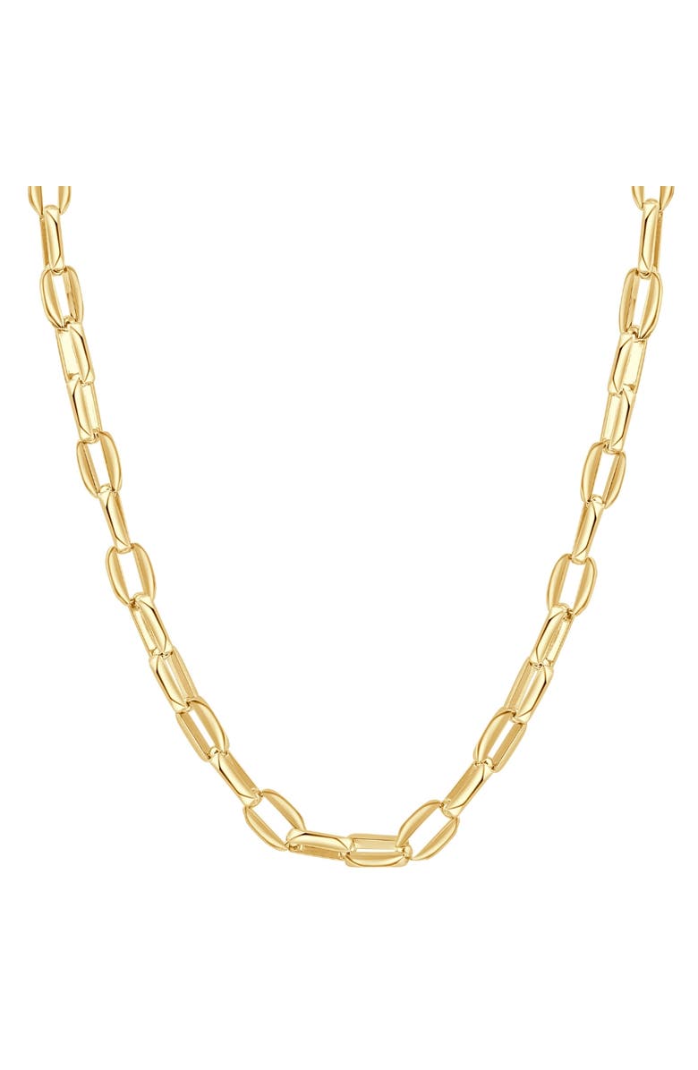 Bliss Diamond 14k Gold Women's 24" Chain Necklace 34 Grams 8mm Thick, Main, color, 14K Yellow Gold