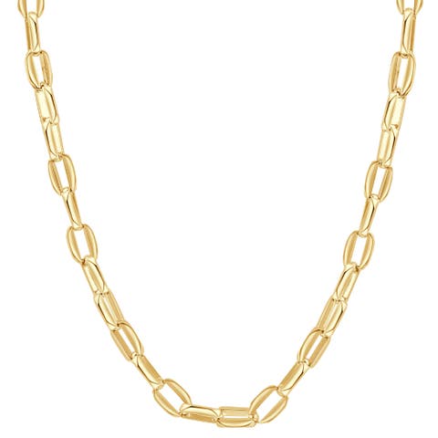 14k Gold Women's 24" Chain Necklace 34 Grams 8mm Thick