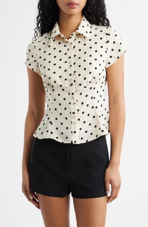 Cottesloe Polka Dot Crop Top