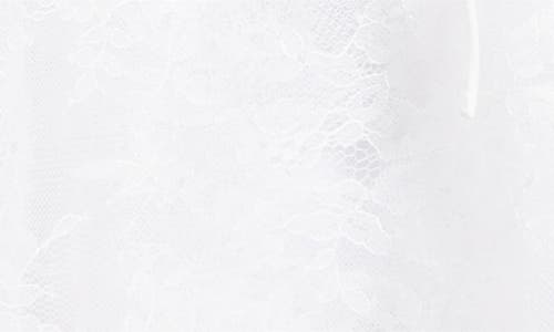 Steve Madden Hamptons Ruffle Lace Top In Antique