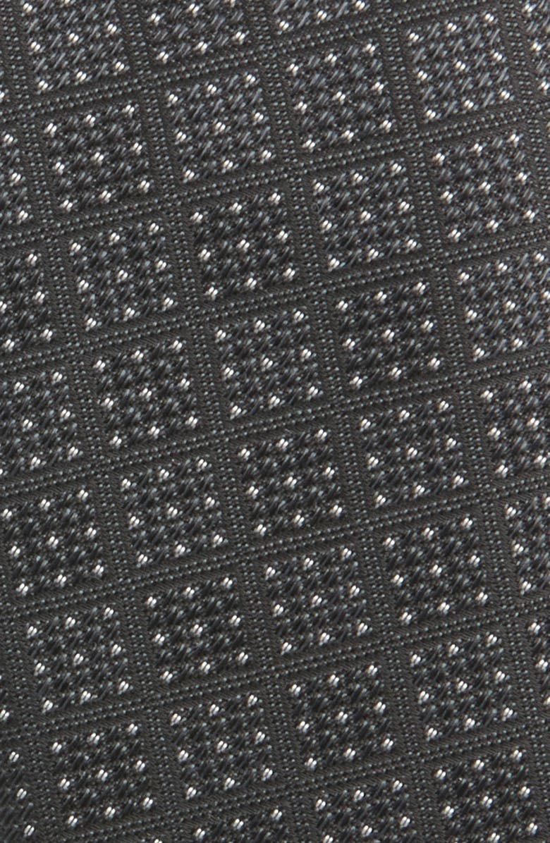 BOSS Micropattern Silk Blend Tie, Alternate, color,